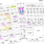 Floor Plan Map Full Hall 5, Hall 6, Singapore Expo SITEX 2014