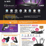 Netgear Nighthawk X4 R7500, X6 R8000 AC3200 WiFi Router, R7000, PR2000, A6210