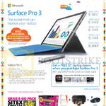 Surface Pro 3 Tablet, DBS POSB Free Laptop Sleeve, Grab N Go Pack