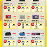 Digital Cameras Coolpix P7800, P530, L330, S6700, S2800, L29, P600, AW120, S6900