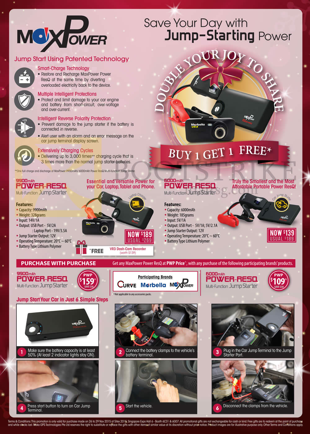 SITEX 2015 price list image brochure of Maka GPS Marbella MaxPower Power RESQ, Features