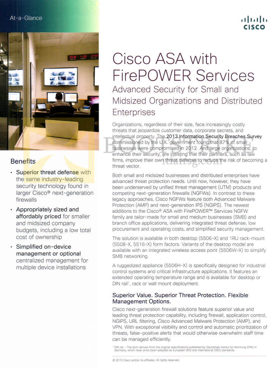 SITEX 2015 price list image brochure of Newstead Cisco ASA Firepower Services