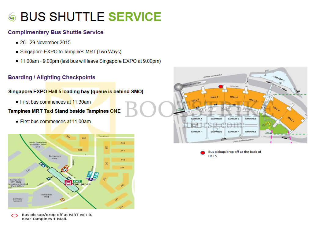 SITEX 2015 price list image brochure of SITEX 2015 Free Bus Shuttle Service Pickup, Dropoff, Timings