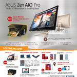 Featured Zen AiO Pro, ZenPad Promotion, ZenFone 2 Laser, Zen AiO Pro, Canon Wireless Printer PIXMA MG3670