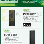 Newstead Desktop PCs Aspire, XC705, 4460U, 4790