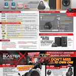 Speakers, Sound Blaster X7, Headphones, Sound BlasterX H5, H3, P5