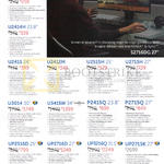 Monitors P2314H, U2414H, U2415, U2412M, U2515, U2715H, U3014, U3415W, P2415Q, P2715Q, UIP2516D, UP2716D, UP3216Q, UP2715K