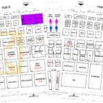 Floor Plan Map Full Hall 5, Hall 6, Singapore Expo SITEX 2015