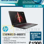 Newstead Notebook Starwars 15-AN009TX