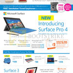 Tablets Surface Pro 4, Surface 3