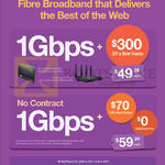 1Gbps Fibre Broadband Contract, No Contact Prices