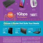 Fibre Broadband Bundles Free Items, Routers, 49.99 Plan, Asus N56U, AC56U, AC87U