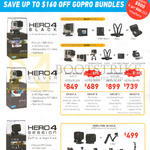 OST GoPro Action Cams Bundles Hero4 Black, Hero4 Silver, Hero4 Session, Simplified Bundles