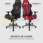 Chairs Omega Stealth, Throne V2 CG Red