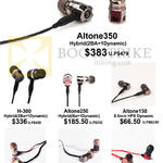 Treoo T-Peos Earphones Altone 350, 250, 150, H-300, Opera, Amadeus, DD100